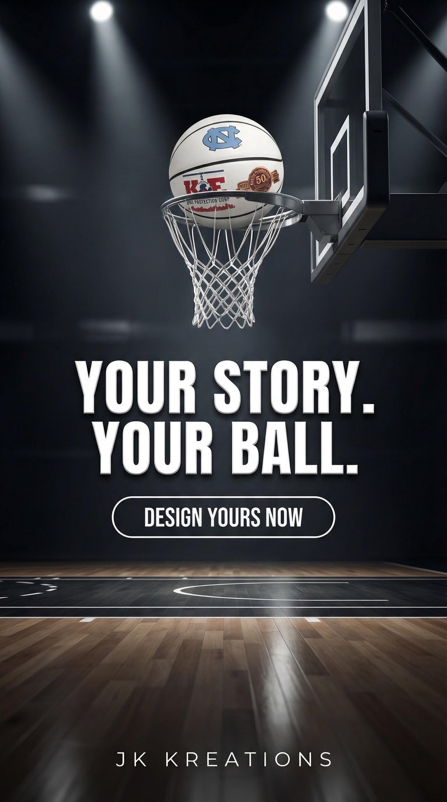 Custom Corporate Basketball – Personalized Logo Award, Anniversary Keepsake