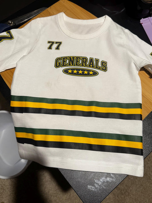 Custom Kids Jersey | Personalized Name Number Shirt | Toddler Youth Team Birthday