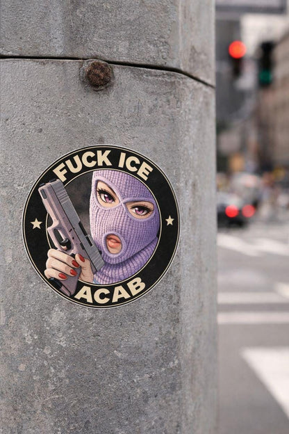 8-Piece Resistance Sticker Pack | Waterproof Vinyl Stickers | Political Activist Art | Laptop Water Bottle Stickers