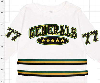 Custom Kids Jersey | Personalized Name Number Shirt | Toddler Youth Team Birthday