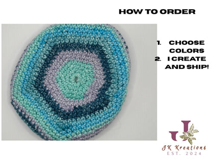 Handmade Crochet Frisbee | Soft Toy for Small Dogs & Kids