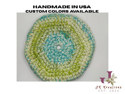 Handmade Crochet Frisbee | Soft Toy for Small Dogs & Kids