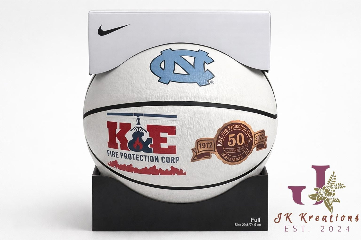 Custom Corporate Basketball – Personalized Logo Award, Anniversary Keepsake